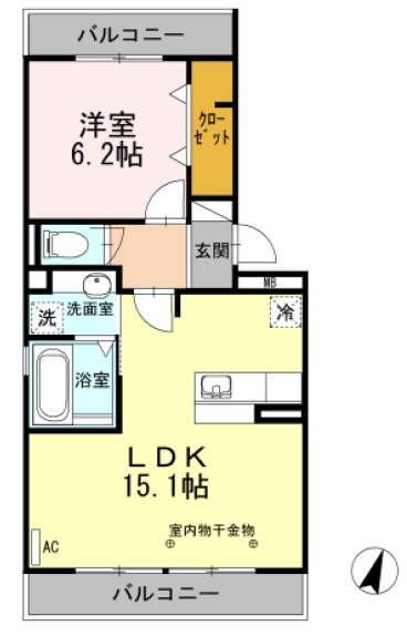 イースト フィールドの間取り