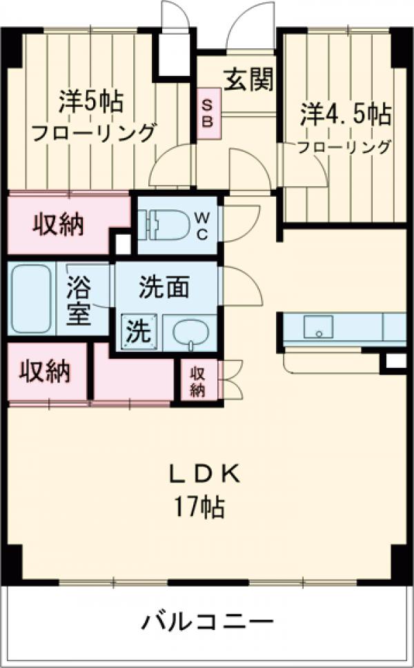 パークアベニューの間取り