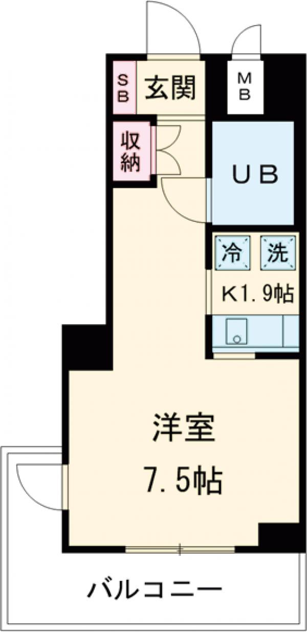 サンヒルズ用賀の間取り
