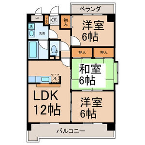 シェモワMの間取り