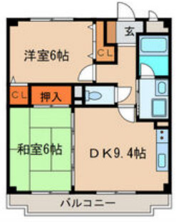 クレストステージ南城の間取り