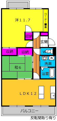 コーポラス三鈴の間取り