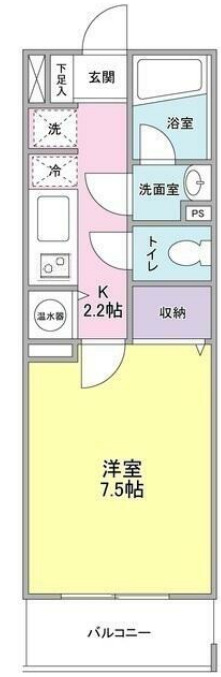 ベルク城山弐番館の間取り