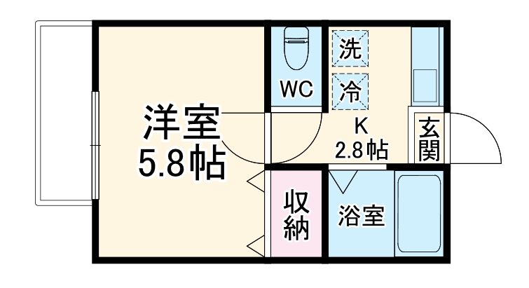 グリーンヒル弐番館の間取り