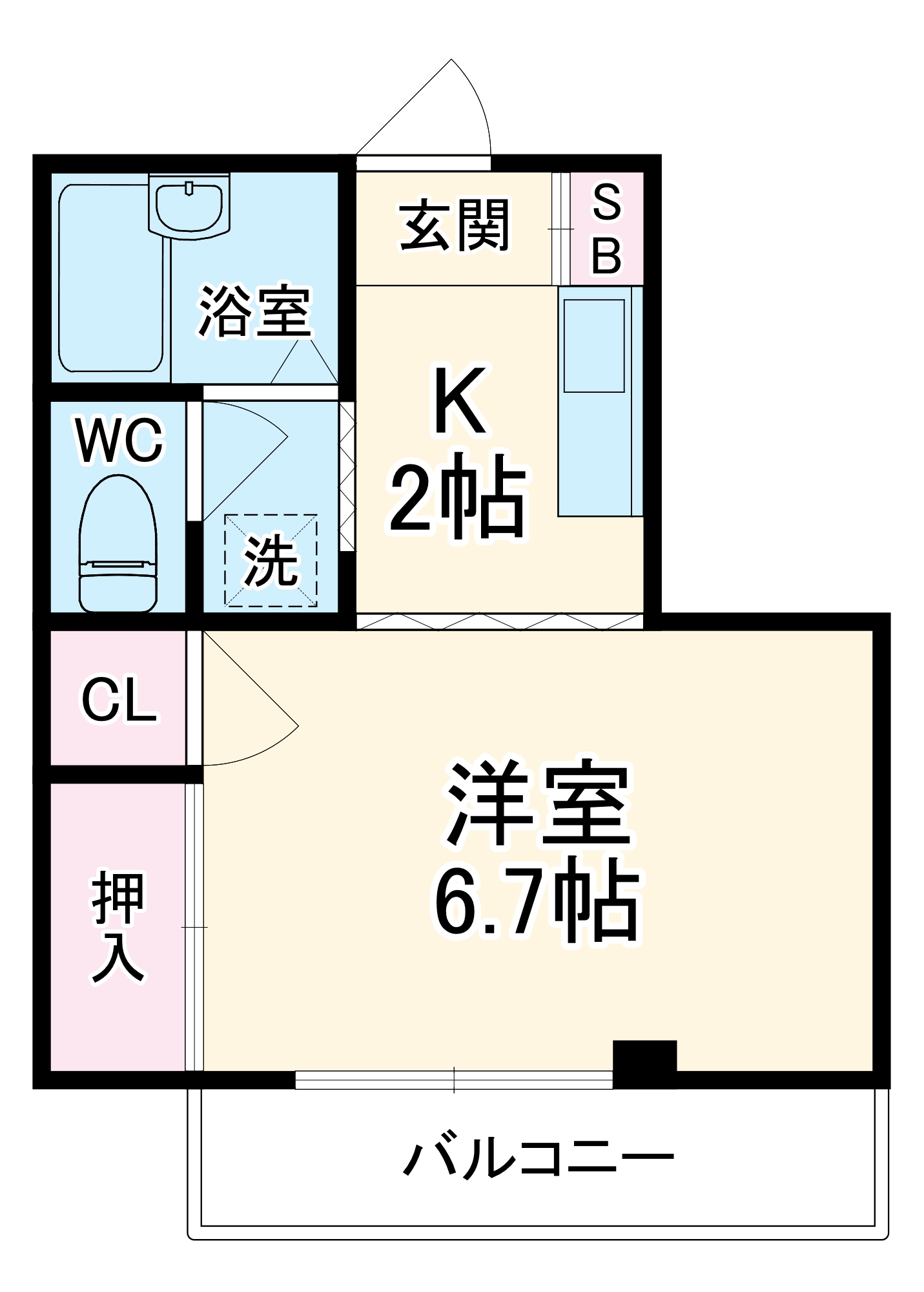 ファミール鈴木の間取り