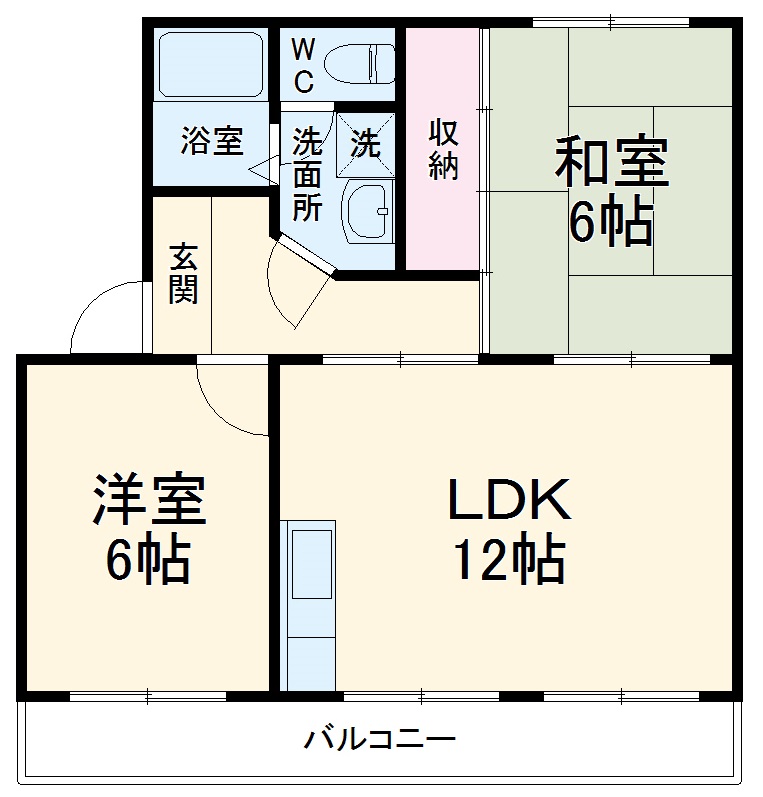 ベルハイムⅡの間取り