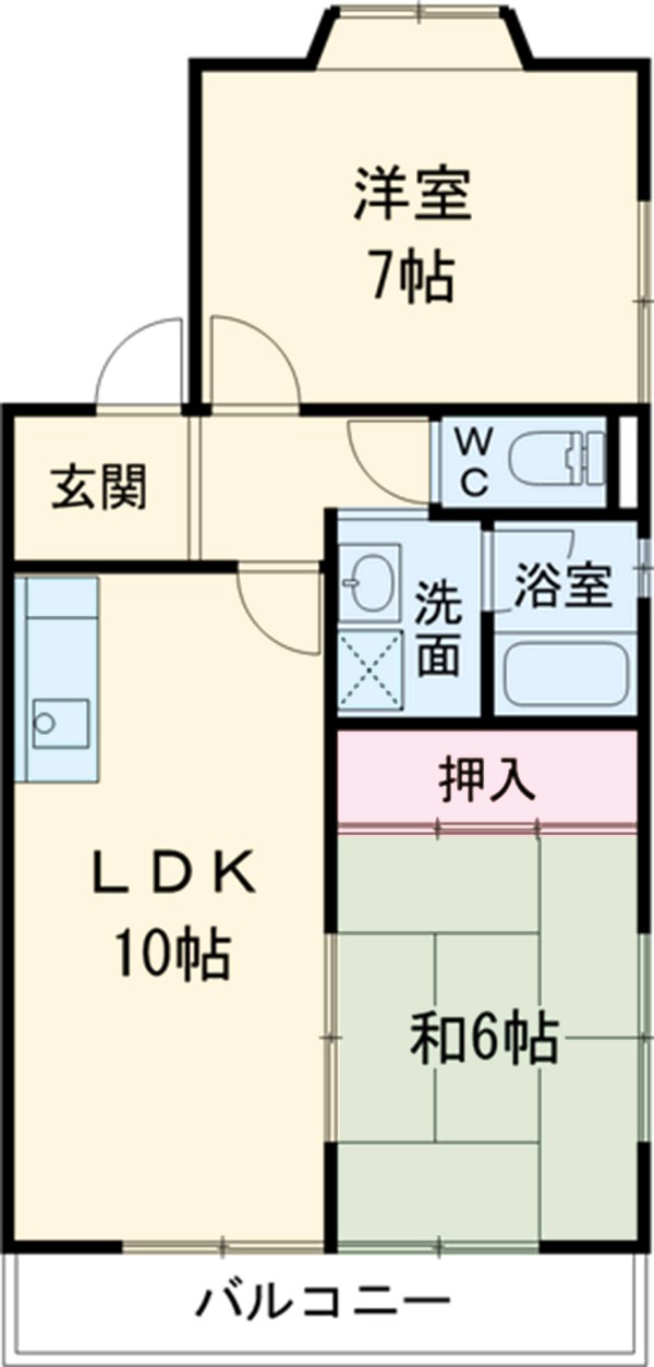 プリミエール鳥居松の間取り