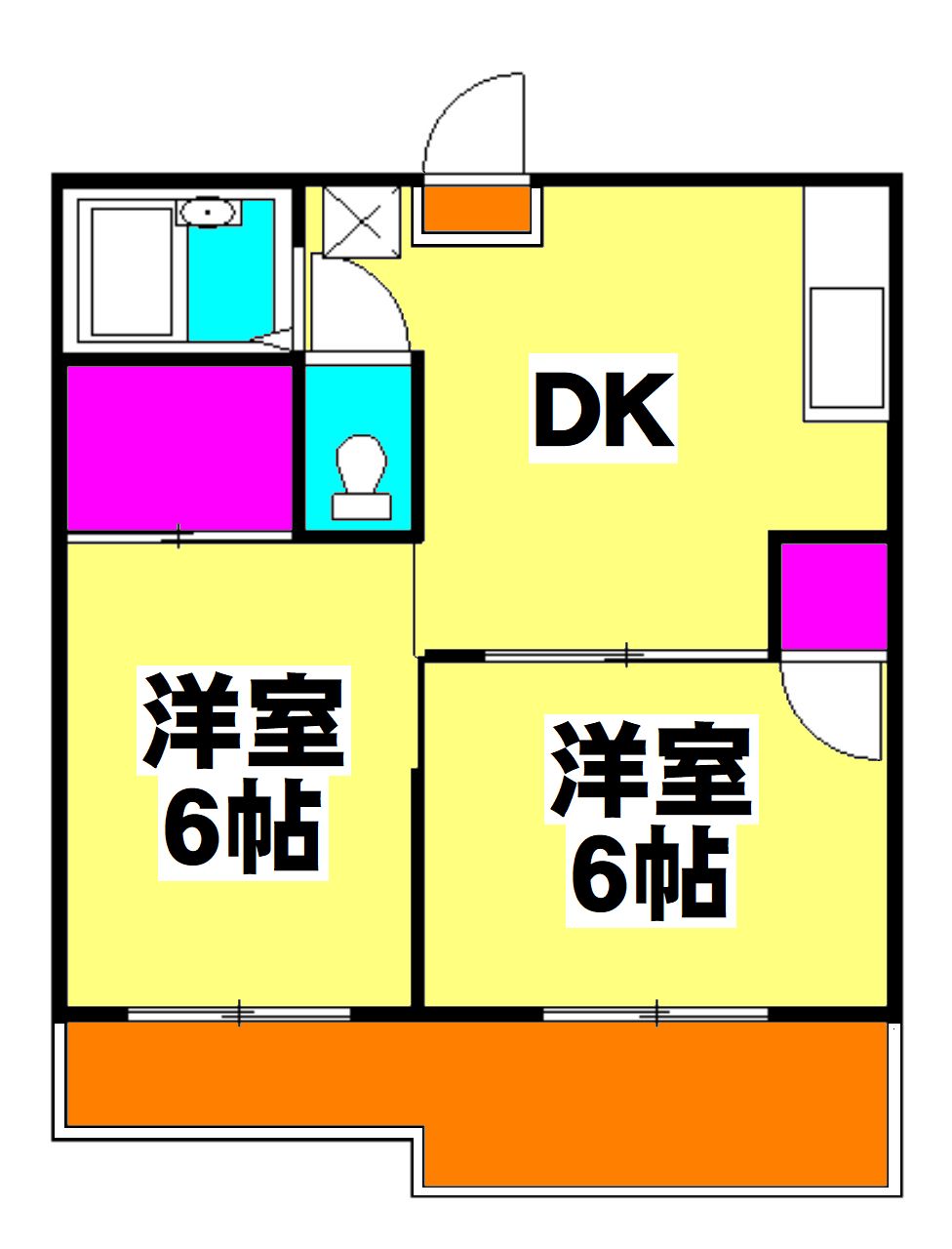 アーバン内田の間取り