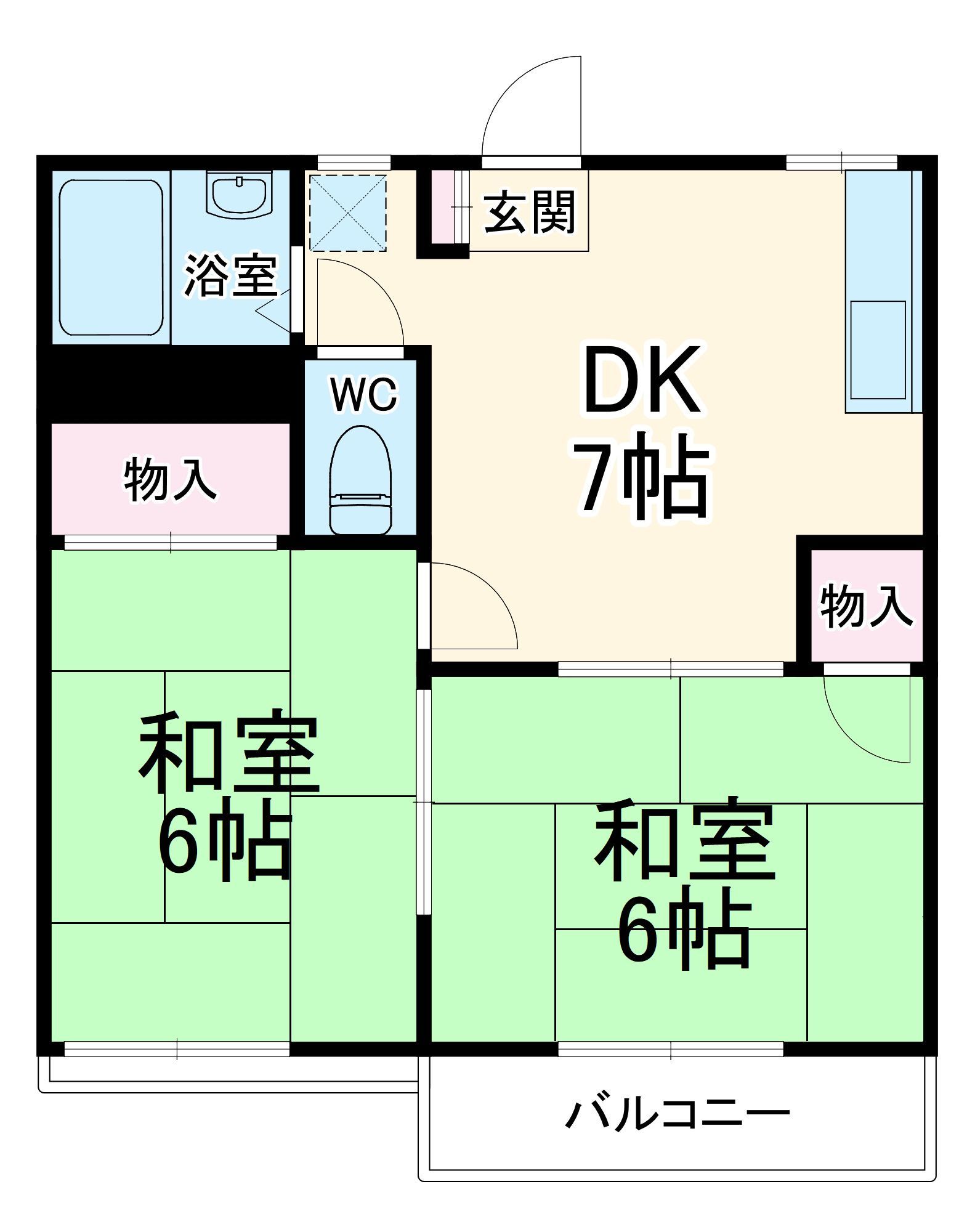 アーバン内田の間取り