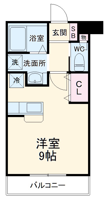 メゾンクレールⅢの間取り