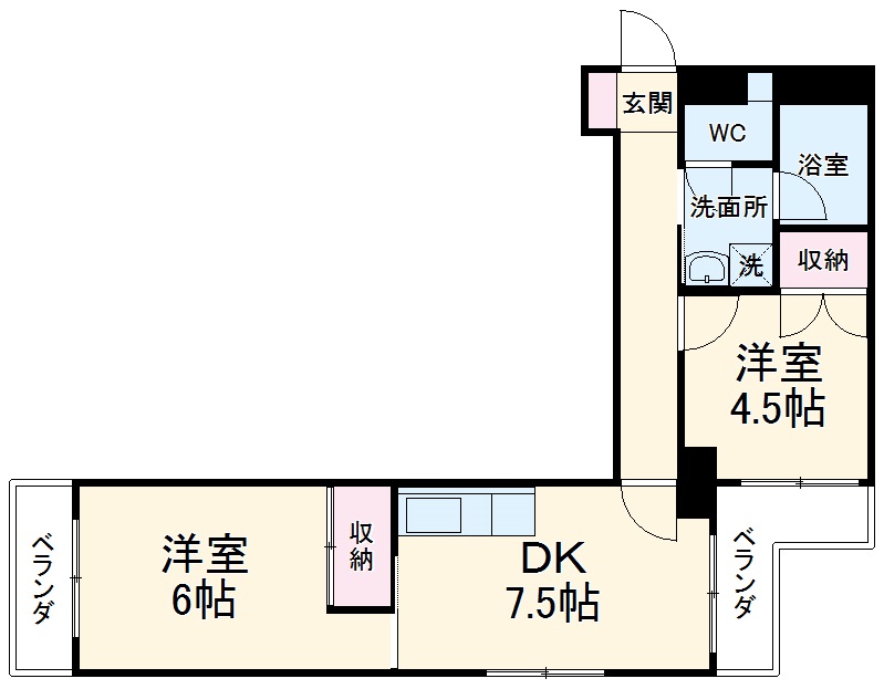 レヴァンテ岐阜の間取り