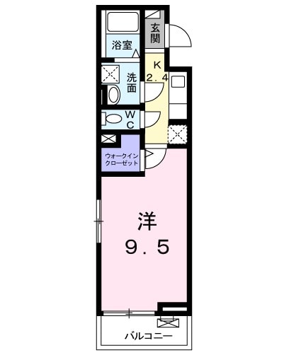 キングキャッスル 壱番館の間取り