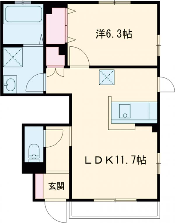大泉グリーンハイツB棟の間取り