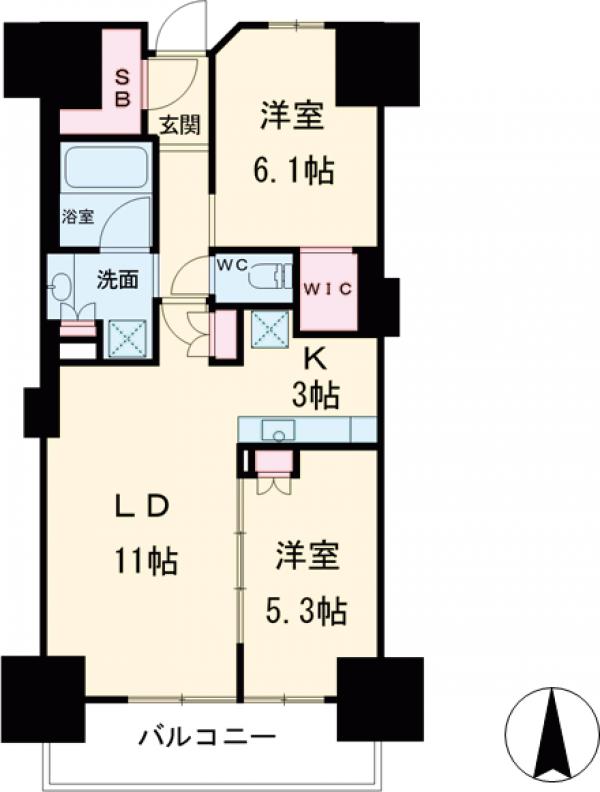 トラープランド翠命館の間取り