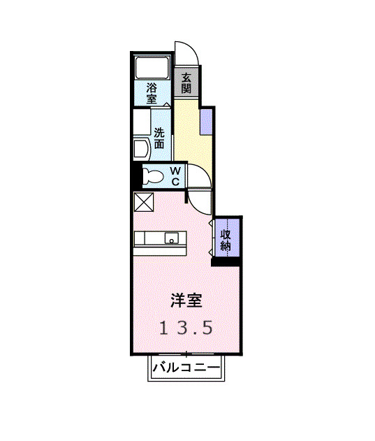 ドルチェ ローザⅡの間取り