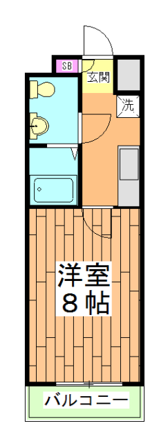 フラッティ壬生坊城の間取り