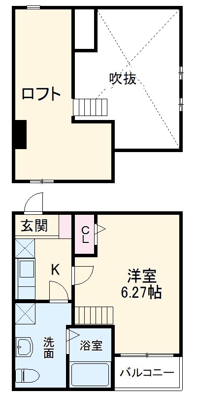 ビルーチェBの間取り