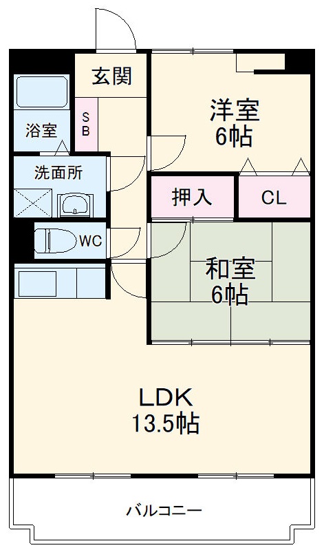SUNMALL茂の間取り