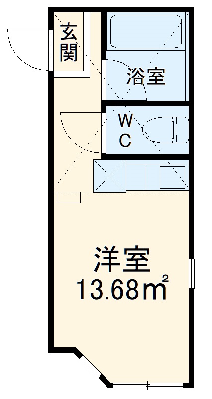 ユナイト鶴見カンパーニャの間取り