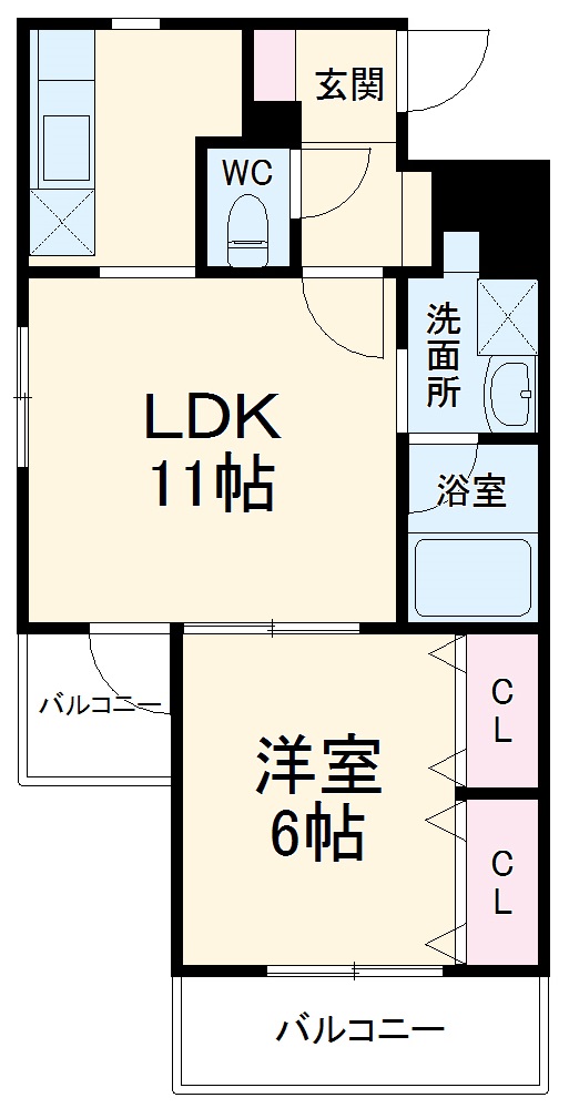 パラネミスタの間取り
