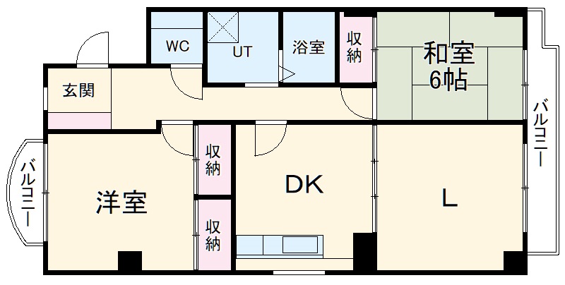 御棚町ヒルズの間取り