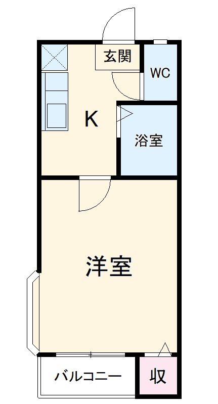 iコーポの間取り