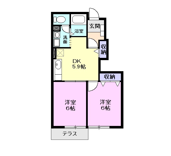 アーバンハイムの間取り