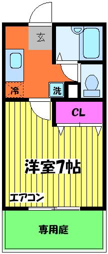 フォレント泉大津の間取り