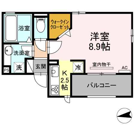 フィオーレ東田の間取り