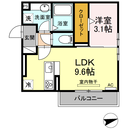 グランシャリオ芦原の間取り