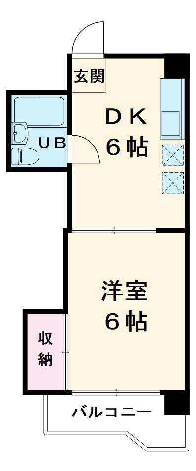 シティコート名駅の間取り