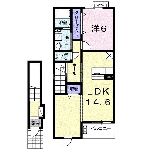 チェリーブロッサムの間取り