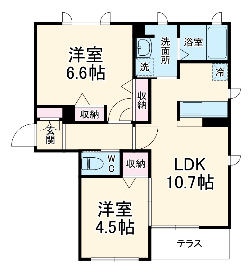 エトワールの間取り