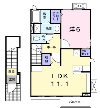 サニーソレイユの間取り