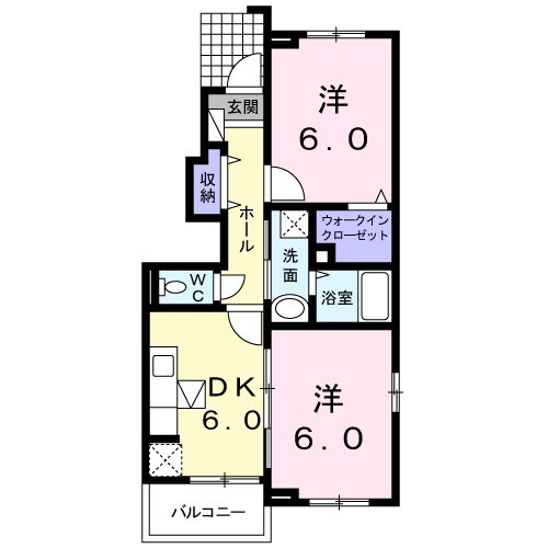 スカイウェイコートの間取り