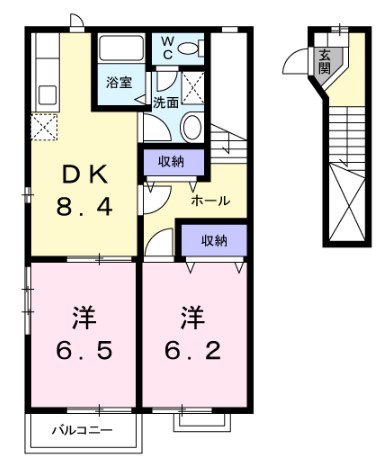 サンプレイス3の間取り