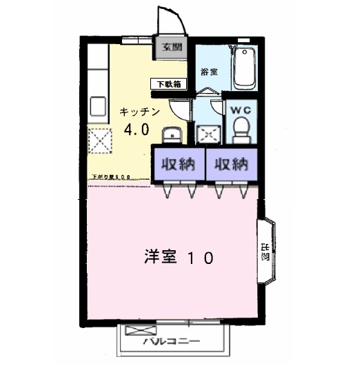 マウントリヴァCの間取り