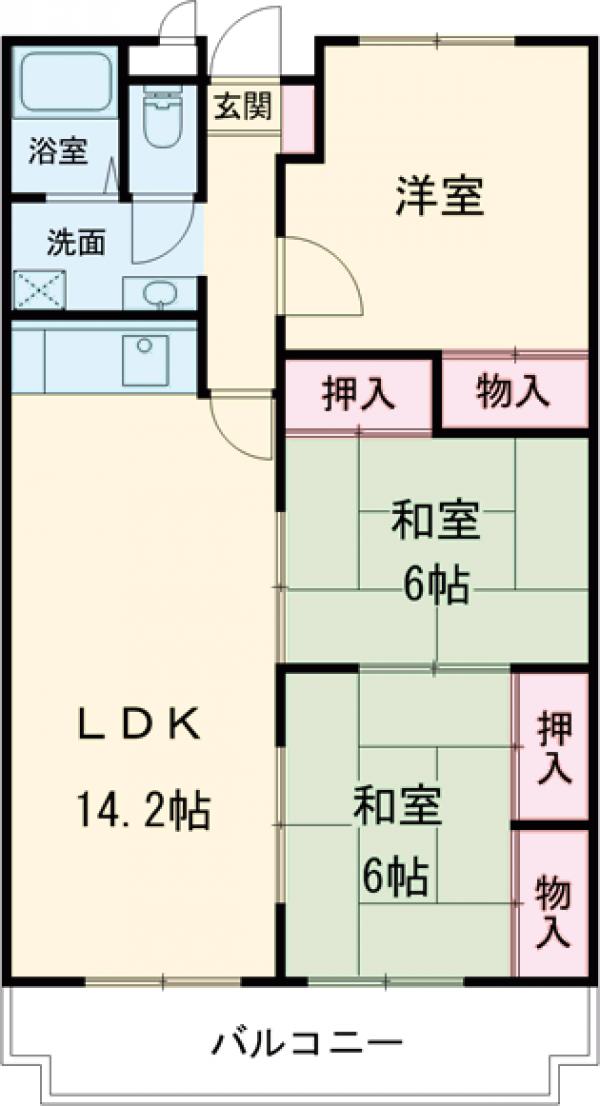 ライブリー高石の間取り
