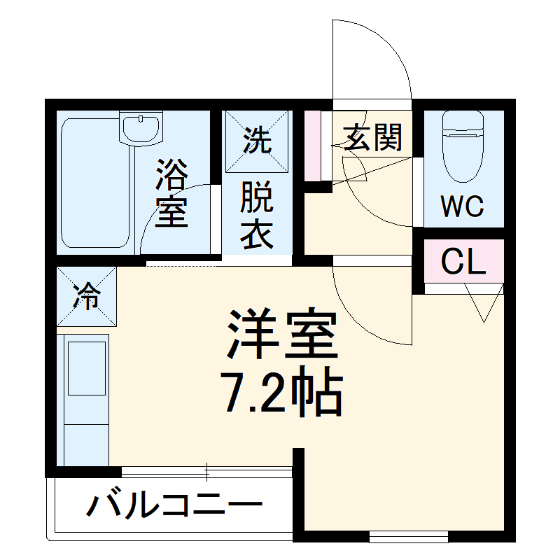 セゾンド・フジⅡの間取り