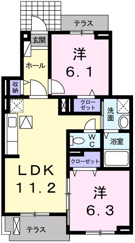 ル・シアンの間取り