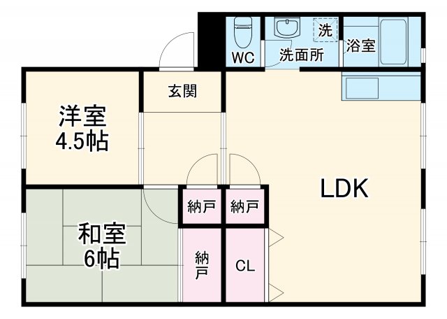 メゾンわかなの間取り