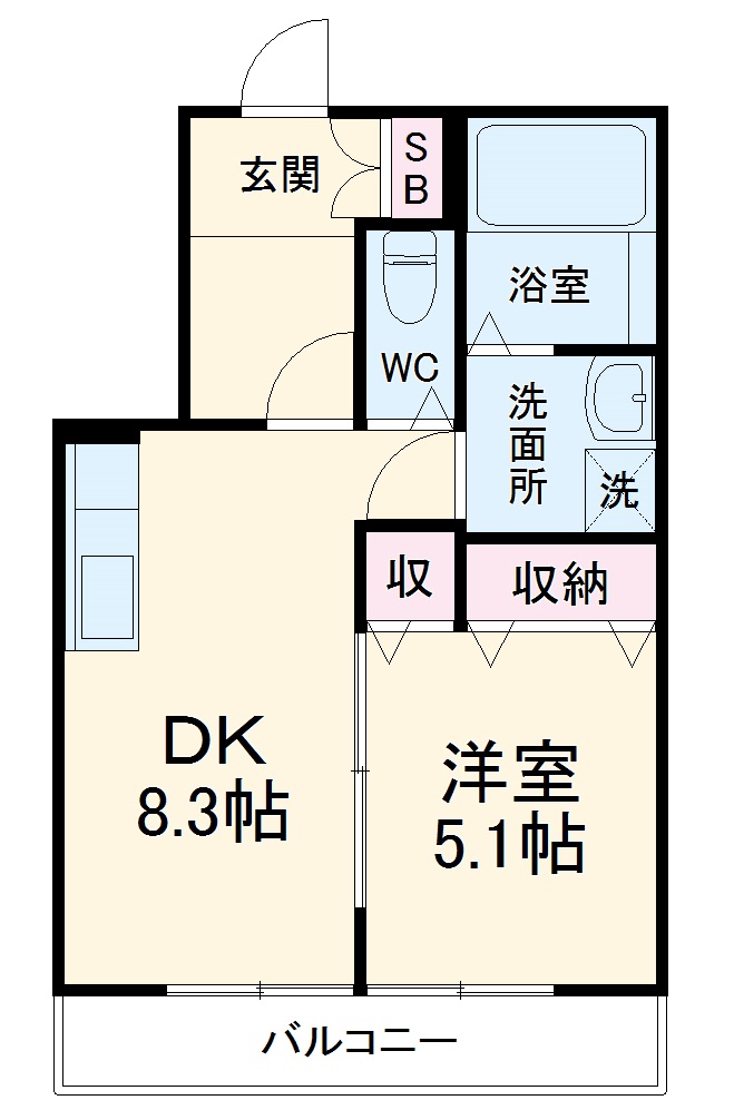 ユアメゾン梅津北の間取り