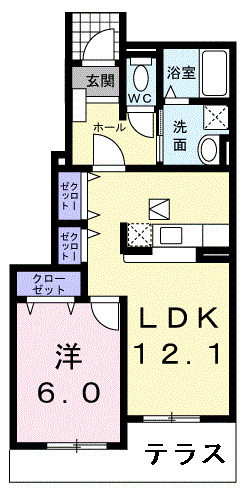 パルテノンBの間取り