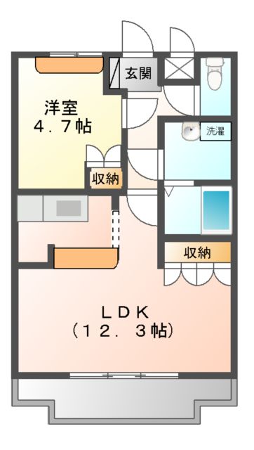 Charmant Coat(シャルマンコート)の間取り