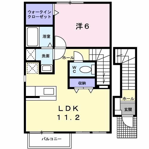 カーサ ミニヨンの間取り