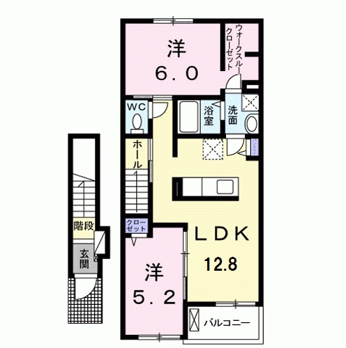 プリムヴェールの間取り