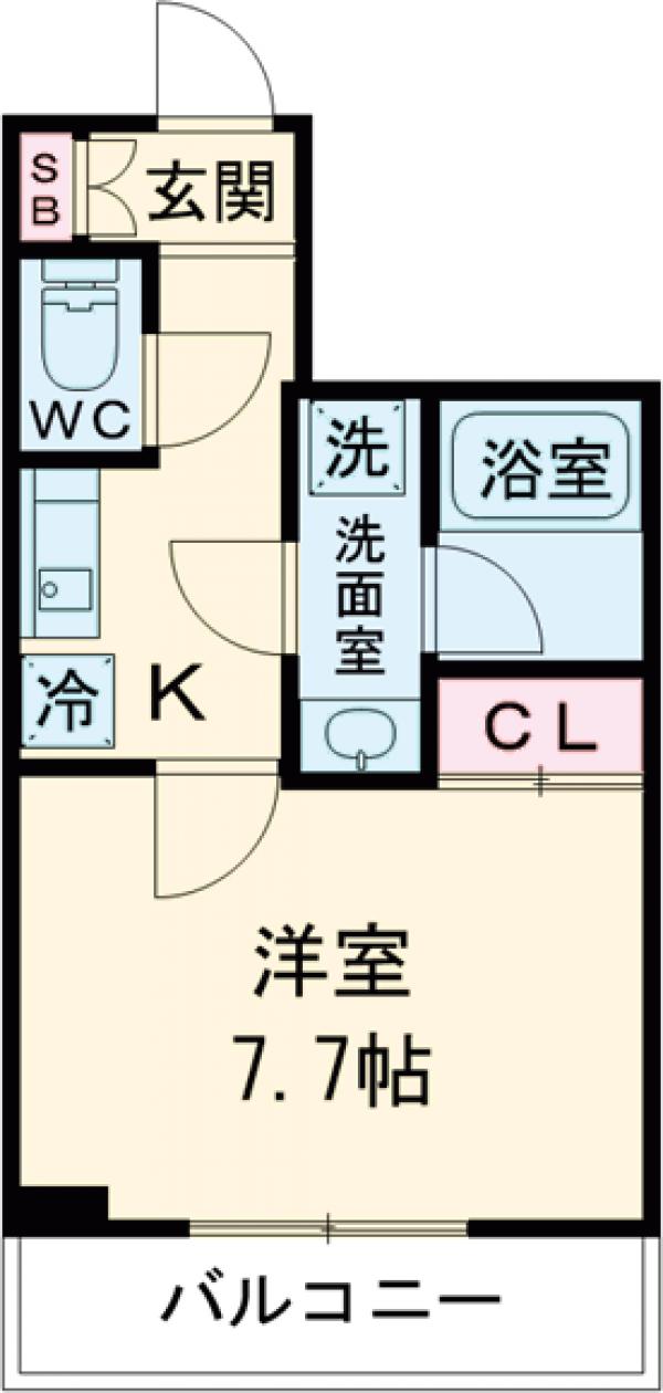 MAXIV小竹向原の間取り