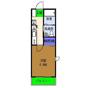 AKマンションⅦの間取り