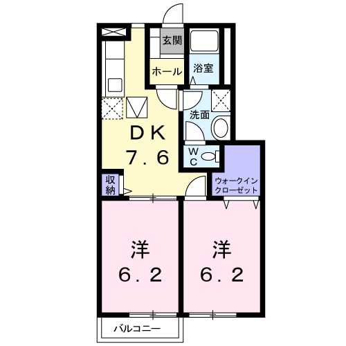 シェーネ ホフ Ιの間取り