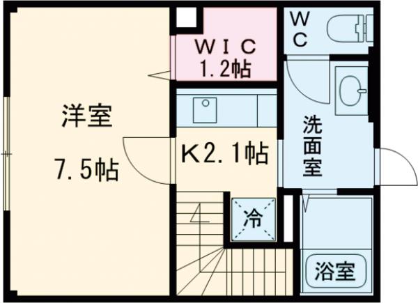 ルセーレ西早稲田の間取り